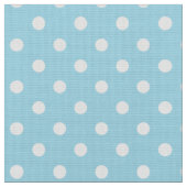 Polka Dots Photo Blue Stof (Close Up)