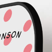 Polka dots Pickle Queen Pickleball Paddle (Links Detail)