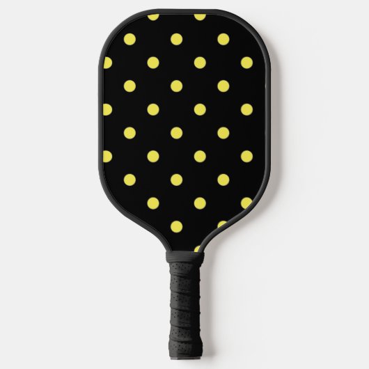 Polka Dots Pickleball Paddle (Voorkant)