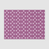 Polka dots plum en lila tissuepapier (Voorkant)