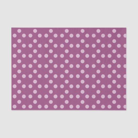 Polka dots plum en lila tissuepapier (Voorkant)
