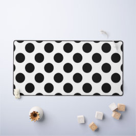 Polka Dots, Polka Dot Pattern, Black and White Bureaumat