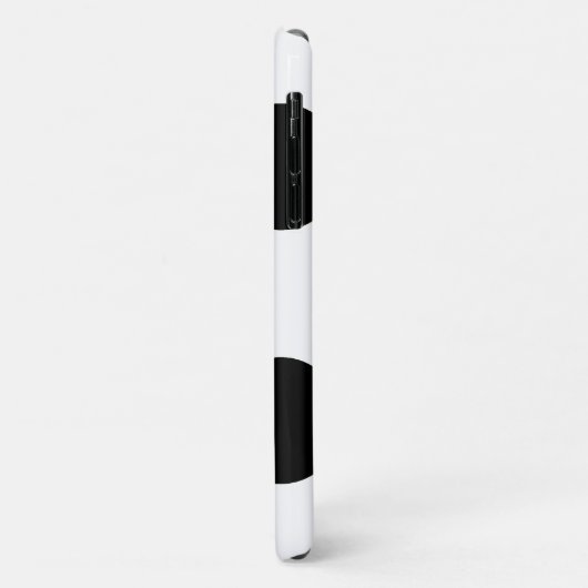 Polka Dots, Polka Dot Pattern, Black and White Case-Mate iPhone Case (Achterkant/links)