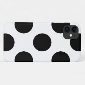 Polka Dots, Polka Dot Pattern, Black and White Case-Mate iPhone Case (Achterkant (horizontaal))