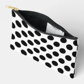 Polka Dots, Polka Dot Pattern, Black and White Etui (Open)