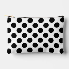 Polka Dots, Polka Dot Pattern, Black and White Etui