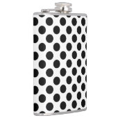 Polka Dots, Polka Dot Pattern, Black and White Heupfles (Rechts)