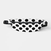 Polka Dots, Polka Dot Pattern, Black and White Heuptasje (Voorkant)