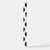 Polka Dots, Polka Dot Pattern, Black and White iPhone Hoesje (Rechterkant)