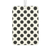 Polka Dots, Polka Dot Pattern, Black and White Luchtverfrisser (Achterkant)