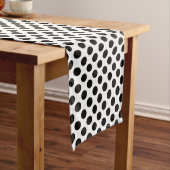 Polka Dots, Polka Dot Pattern, Black and White Medium Tafelloper (Voorbeeld)