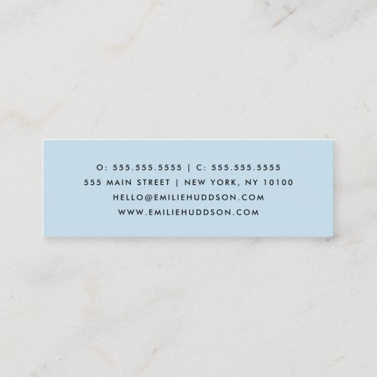 Polka Dots, Polka Dot Pattern, Black and White Mini Visitekaartje (Achterkant)