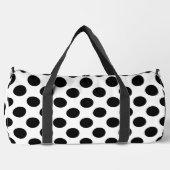 Polka Dots, Polka Dot Pattern, Black and White Plunjezak (Voorkant)