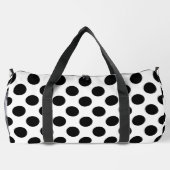 Polka Dots, Polka Dot Pattern, Black and White Plunjezak (Achterkant)