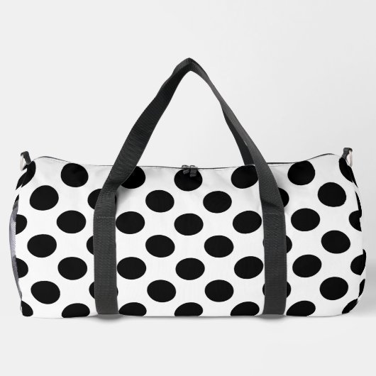 Polka Dots, Polka Dot Pattern, Black and White Plunjezak (Achterkant)