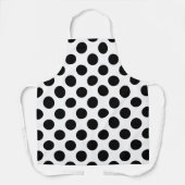 Polka Dots, Polka Dot Pattern, Black and White Schort (Voorkant)