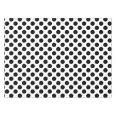 Polka Dots, Polka Dot Pattern, Black and White Tafelkleed (Voorkant (Horizontaal))