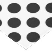 Polka Dots, Polka Dot Pattern, Black and White Tafelkleed (Gekanteld)