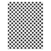 Polka Dots, Polka Dot Pattern, Black and White Tafelkleed (Voorkant)