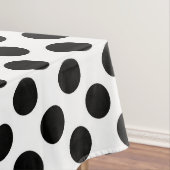 Polka Dots, Polka Dot Pattern, Black and White Tafelkleed (Voorbeeld)