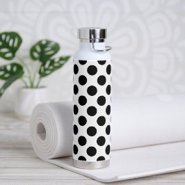 Polka Dots, Polka Dot Pattern, Black and White Waterfles