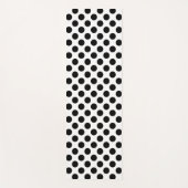 Polka Dots, Polka Dot Pattern, Black and White Yogamat (Voorkant)