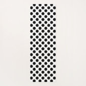 Polka Dots, Polka Dot Pattern, Black and White Yogamat (Achterkant)