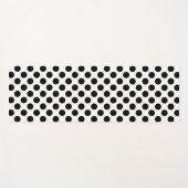 Polka Dots, Polka Dot Pattern, Black and White Yogamat (Voorkant (horizontaal))