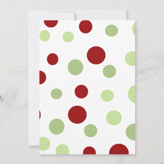 Polka Dots, Polka Dot Pattern, Stippen, Birthday Kaart (Achterkant)