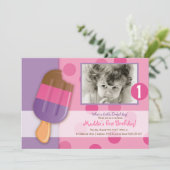 Polka Dots & Popsicles Kaart (Staand voorkant)