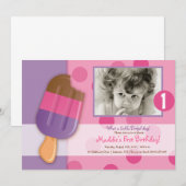 Polka Dots & Popsicles Kaart (Voorkant / Achterkant)