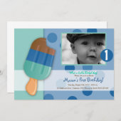 Polka Dots & Popsicles Kaart (Voorkant / Achterkant)