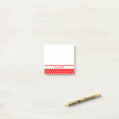 Polka Dots Post-it® Notes (Op bureau)