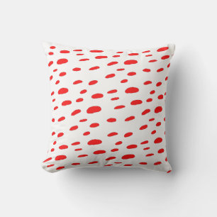 Polka Dots Red Polka Dots Dalmatian Pattern Kussen