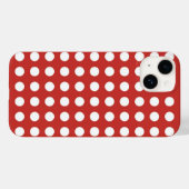 Polka dots retro stijl iPhone / iPad case (Achterkant (horizontaal))