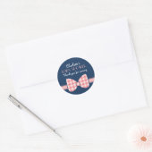 Polka Dots Ribbon Bow Stropdas Dank u Sticker (Envelop)