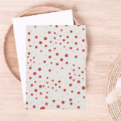 Polka Dots Rode Ballon Klaar om te Poppen Kaart