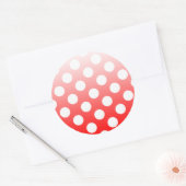 Polka Dots Ronde Sticker (Envelop)