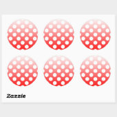 Polka Dots Ronde Sticker (Vel)