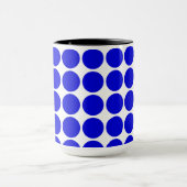 Polka Dots -Royal Blue Mok (Midden)