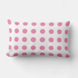 Polka Dots Roze Wit Kleur Retro Classic Kussen