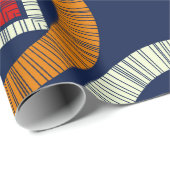 Polka dots seamless pattern. Mosaic of Ethic Figu Cadeaupapier (Rol Hoek)