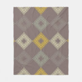 Polka dots seamless pattern. Mosaic of Ethic Figu Fleece Deken (Voorkant)