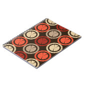 Polka dots seamless pattern. Mosaic of Ethic Figu Notitieboek (Linkerzijde)