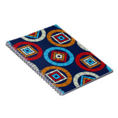 Polka dots seamless pattern. Mosaic of Ethic Figu Notitieboek (Rechterzijde)