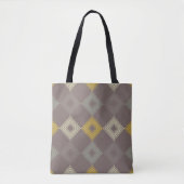Polka dots seamless pattern. Mosaic of Ethic Figu Tote Bag (Voorkant)