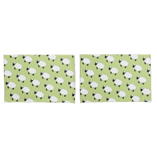 Polka Dots Sheep Kussensloop (Voorkant-Set)