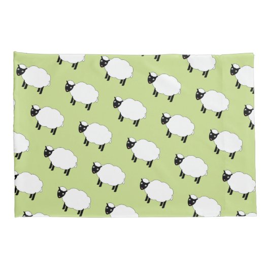 Polka Dots Sheep Kussensloop (Achterkant-Rechts)