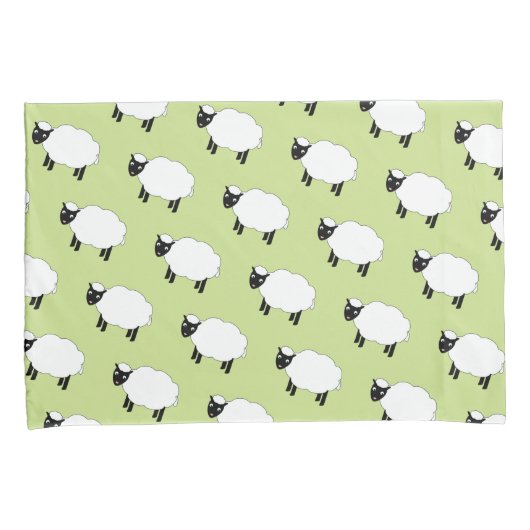 Polka Dots Sheep Kussensloop (Voorkant-Rechts)