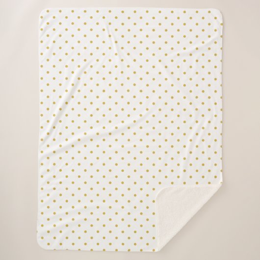 Polka Dots Sherpa Deken (Voorkant)